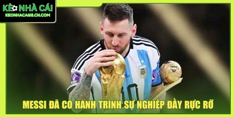 Lionel Messi: Toàn Cảnh Hành Trình Thi Đấu Đầy Dấu Ấn 3 Messi đã có hành trình sự nghiệp đầy rực rỡ